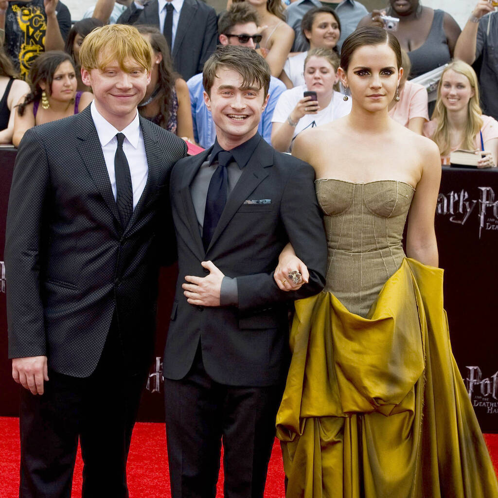 Emma Watson Fand Harry Potter Kuss Mit Rupert Grint Schr g IVRCQB